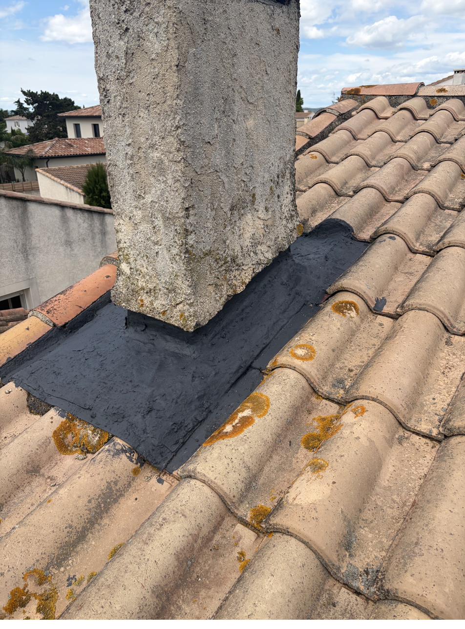 Chantier de couverture à Nîmes – Compagnons Couvreurs 30